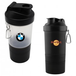 Drink Bottles - Metal - 3 in 1 400ml Shaker Cup