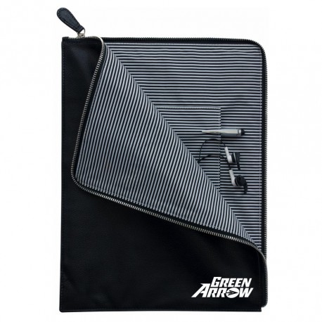 Leather Zip Compendiums - Temple A4 Soft Leather Brief