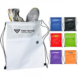 Duffle Bags & Sacks - Waves Drawstring Bag