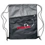 Duffle Bags & Sacks - Silver Drawstring Bag