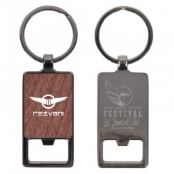 Metal Keyrings - Axil Rectangle Keychain