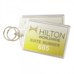 Printed Keyrings - Hotel Keychain
