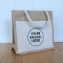 Calico & Jute Bags - Jim Jam Jute Tote Bag