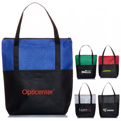 Non Woven Bags - Crosshatch Tote Bag