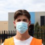 Portable Headphones - Triple Layered Cloth Face Mask