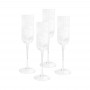 Printed Glasses - Atticus Ribbed Champagne Glasses