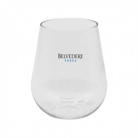 Printed Glasses - Stemless Shatterproof White Wine Glass
