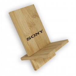 Phone Accessories - Groove Bamboo Phone Stand