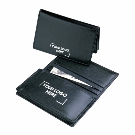 Leather Pocket Business Card Holder