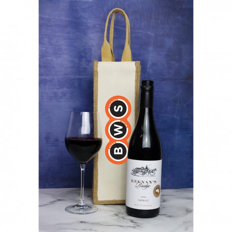 Calico & Jute Bags - Jute Single Wine Bag