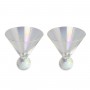 Printed Glasses, Cups & Tumblers - Aura Iridescent Martini Glasses