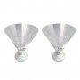 Aura Iridescent Martini Glasses