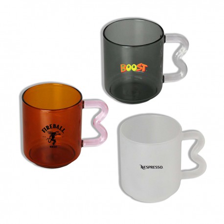 Printed Glasses, Cups & Tumblers - Eloise Glass 450ml Cup