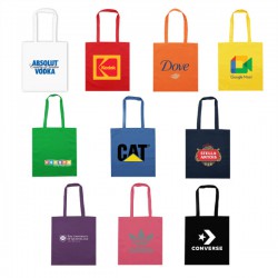 Toiletry Bags - Colourful Calico Tote Bag