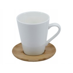 Carmel Vee Mug & Saucer