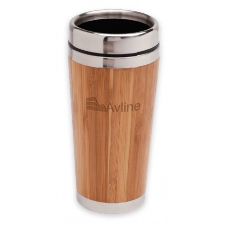Travel Mugs - Bamboo 450ml Travel Mug
