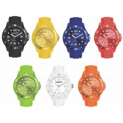 Watch, Unisex with Silicone Strap