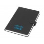 Promotional Journals & Noteboooks - Remote Work Notebook w/Stand, Black