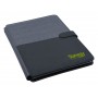 Non Leather Compendiums - Impact A4 Portfolio, Black/Charcoal