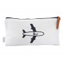 Travel & Trolley Bags - Calico Travel Pouch 12.5cm x 24.5cm