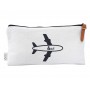 Calico Travel Pouch 12.5cm x 24.5cm