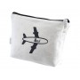 Travel & Trolley Bags - Calico Travel Pouch 14.5cm x22.5cm x5cm