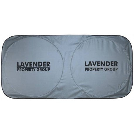 Promotional Car Gifts - Dash-Mate Sunshade, Silver