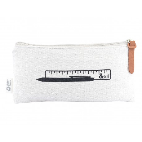 Calico Pencil Case 10cm x 21cm