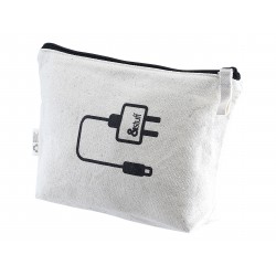Tote & Calico Bags - Calico Tech Pouch 14.5cm x 22.5cm x 5cm