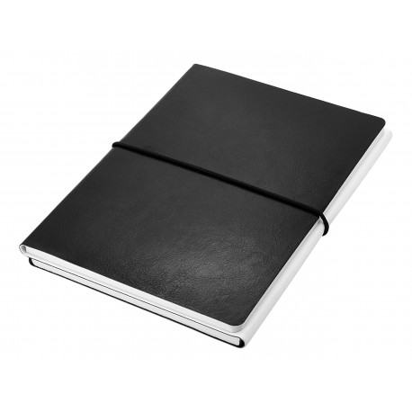 Promotional Journals & Noteboooks - Two to Tango A5 Notebook, Black/White