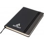 Promotional Journals & Noteboooks - Toronto A5 Notebook,Black/Dark Grey Trim