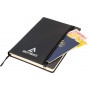 Promotional Journals & Noteboooks - Toronto A5 Notebook,Black/Dark Grey Trim
