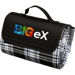 Picnic Blankets - Jenolan Picnic Rug, Black/White