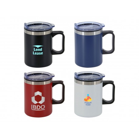 Reusable Coffee Cups - Metal - Lisbon 350ml Double Wall Mug