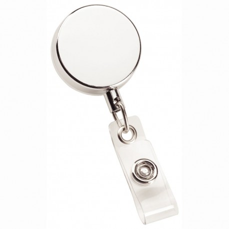 Reusable Coffee Cups - Metal - Metal Zip Pull Badge Holder