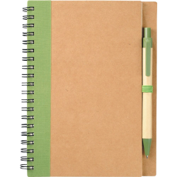 Notepads - The Eco Spiral Notebook with Pen