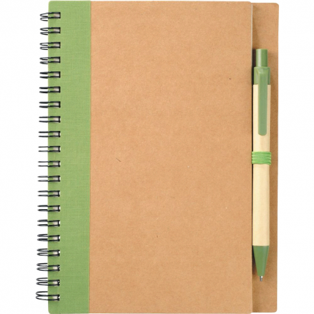 Notepads - The Eco Spiral Notebook with Pen