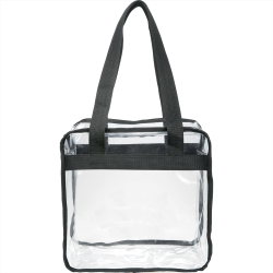 Game Day Clear Zippered Safety Tote