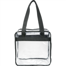 Non Woven Bags - Game Day Clear Zippered Safety Tote