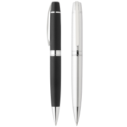 Metal Promotional Pens - Casarotto Ballpoint Pen - Silver