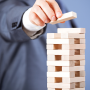 Executive Toys - Tumbling Tower Wood Block Stacking Game