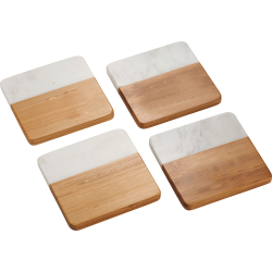 Coasters - Marble and Bamboo Coaster