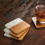 Coasters - Marble and Bamboo Coaster