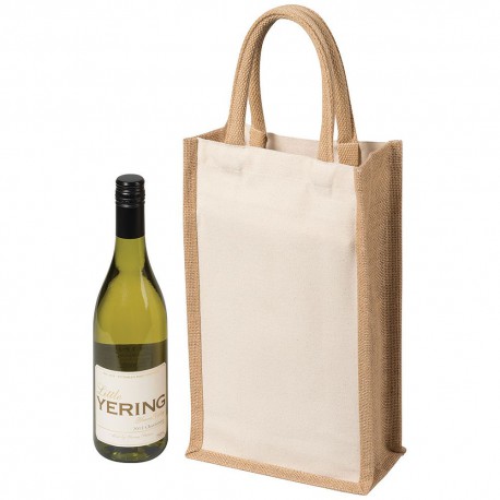 Wine Holders and Carriers - Two Bottle Canvas Wine Carrier