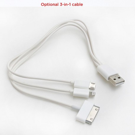 USB Hubs & Cables - 3-in-1 Cable for Power Banks