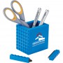 Business Desk Accessories - Office Block 3 in 1 Pen Pot