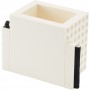 Business Desk Accessories - Office Block 3 in 1 Pen Pot