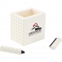 Business Desk Accessories - Office Block 3 in 1 Pen Pot