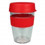 Reusable Coffee Cups - Tritan Carry Cup with Lid and Band 360ml