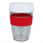 Reusable Coffee Cups - Tritan Carry Cup with Lid and Band 360ml